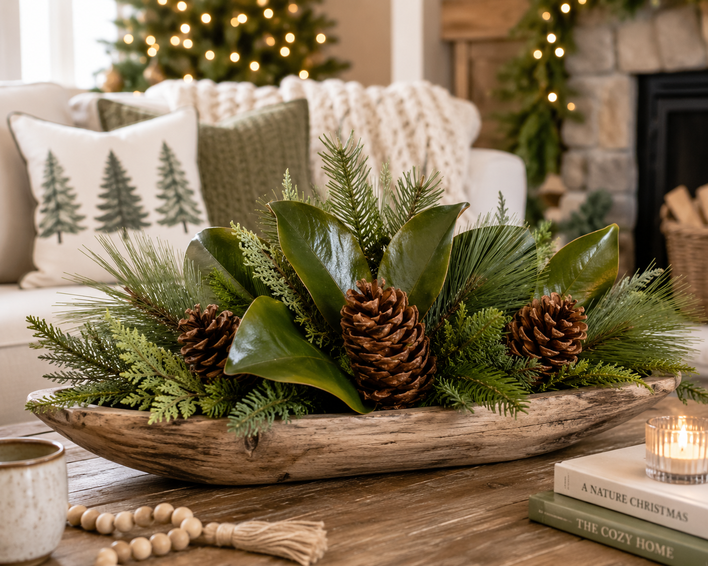Magnolia Pinecone Pick