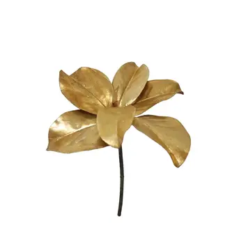 Gold Magnolia Leaf Pick