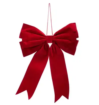 Large Red Velvet Bow