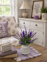 Custom Mixed Lavender in Artisan Vase