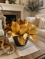 Gold Magnolia Leaf Pick