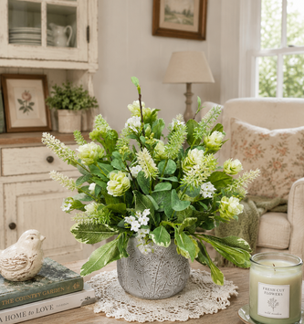 Custom Hops and Spirea Arrangement