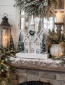 LED Snow Village w/ Church
