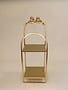 Golden Metal Bow 2-Tiered Shelf