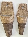 Vine Cone Wall Basket (2-Sizes)
