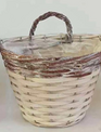Whitewashed Wall Basket (3-Sizes)