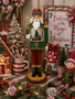 LED Musical Nutcracker w/ Rotating Tree