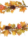 6 ft Pinecone Pumpkin Berry Garland
