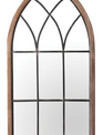 Wooden/Metal Cathedral Mirror