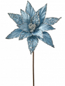 Blue Bliss Velvet Poinsettia