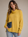 Hand Crafted Vanessa Pullover w/ Denim Pocket
