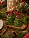 Christmas Tree w/ Bow Salt & Pepper Set