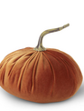 Orange Velvet Weighted Pumpkin (2-Sizes)