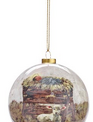 Nativity Scene Paper Mache Ornament (3-Styles)