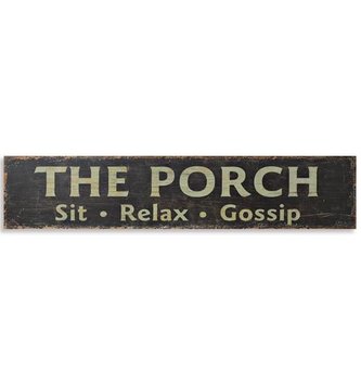 The Porch Wall Plaque