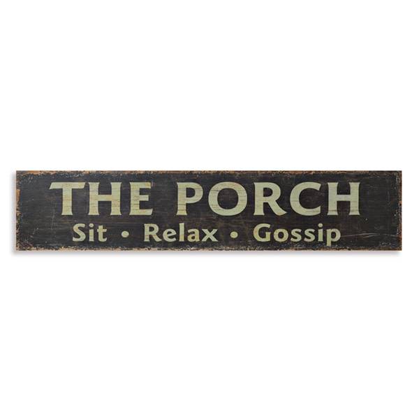 The Porch Wall Plaque