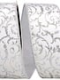 2.5" x 10 Yards Filigree Deluxe Velvet Metallic Wired Ribbon (2 Colors)