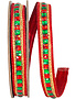 7/8" x 5 Yards Jewel Accent Two Sided Wired Edge Ribbon