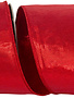 4" x 10 Yards Red Dupioni Two Sided Wired Edge Ribbon