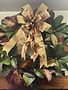 Custom Fall Magnolia Wreath w/ Pinecones & Bow