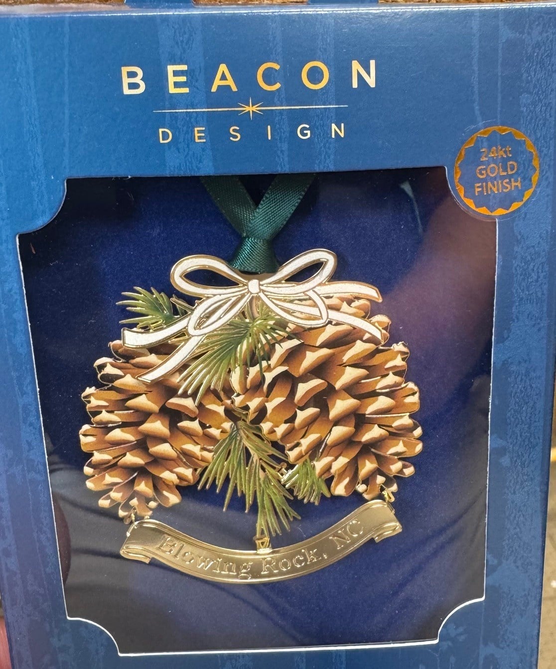 Etched Metal Blowing Rock Ornament (7-Styles)