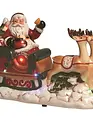 LED Musical Santa in Sleigh