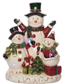 LED Muscial Jolly Group of Snowmen