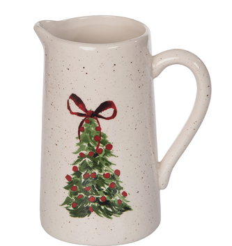 Christmas Tree w/ Bow Pitcher