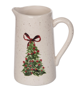 Christmas Tree w/ Bow Pitcher