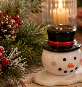 Melting Snowman Salt & Pepper Set