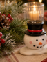 Melting Snowman Salt & Pepper Set