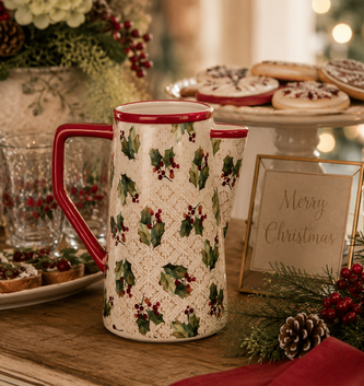 Dolomite Vintage Holly Pitcher