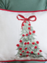 Lumbar Christmas Tree w/ Bow Pillow