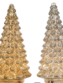Mercury Glass LED Christmas Tree (2-Colors)