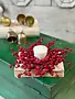 8" Red Rushberry Candle Ring