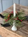 Alpine Berry Taper Candle Ring