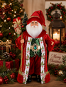 Karen Didion Lighted Holly Jolly Santa
