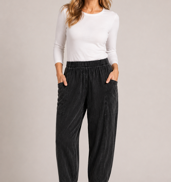 Mineral Wash Black Pocket Pant (4 Sizes)
