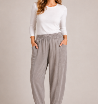 Mineral Wash Gray Pocket Pant