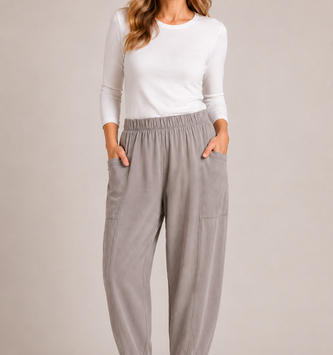Mineral Wash Gray Pocket Pant