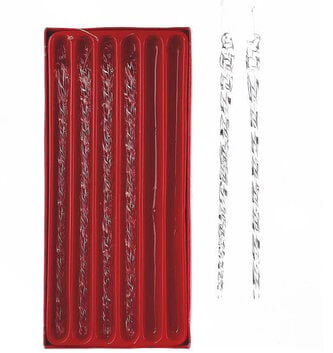 7.5" Set of 6 Glass Twist Icicles