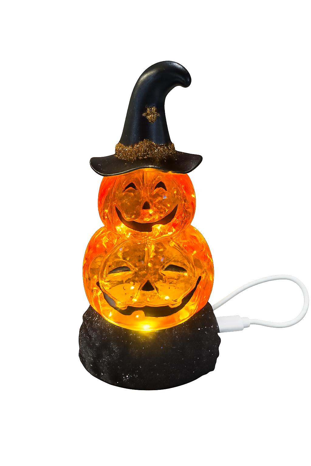 LED Jack O Lantern Water Globe