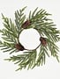 3.5" Natural Touch Norfolk Pine Candle Ring