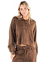 Simply Southern Snap Sepia Pullover by: Simply Southern
