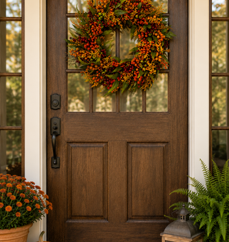 30" Fall Mixed Berry Wreath