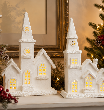 Snowfall Village Church (2-Styles)