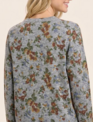 Staccato Vintage Floral Print Pull Over Sweater By: Staccato