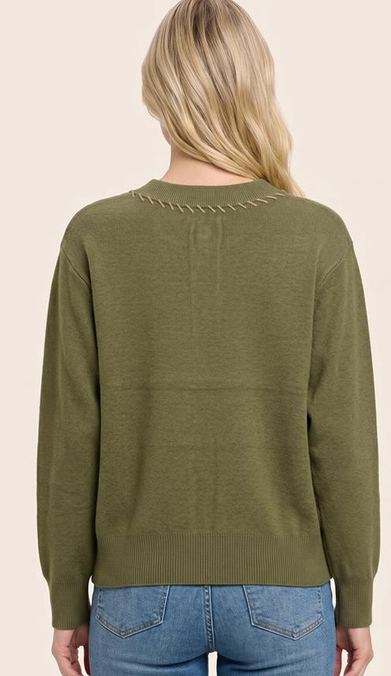 Staccato Floral Jacquard Button Down Cardigan By: Staccato