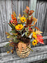 Custom Harvest Fall Wall Basket