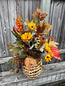 Custom Harvest Fall Wall Basket